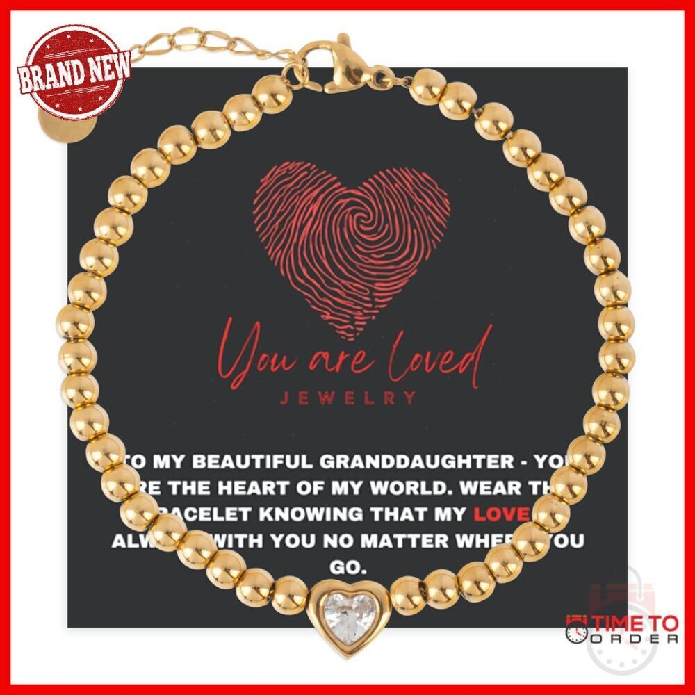 Sterling Silver Gold Plated Adjustable Charm Bracelet Heart Design